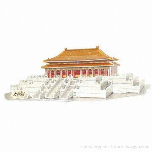 World's famous building 3D puzzles, fashionable gifts catalog, new style and good price